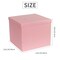 Large Gift Box 12x12x10 Inches,Pink Gift Boxes for Presents,Birthday Box,for Packaging,Valentine's Day,Mother's Day,Christmas,Anniversaries,Family or Business.
